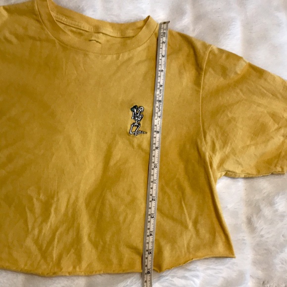 Skeleton Cropped T shirt - Picture 5 of 5